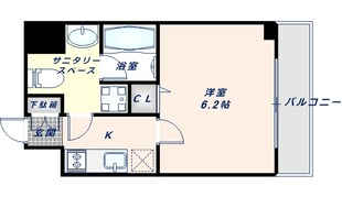 新深江駅 徒歩7分 10階の物件間取画像